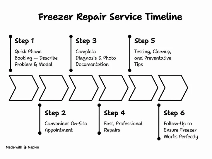 Freezer repair process 