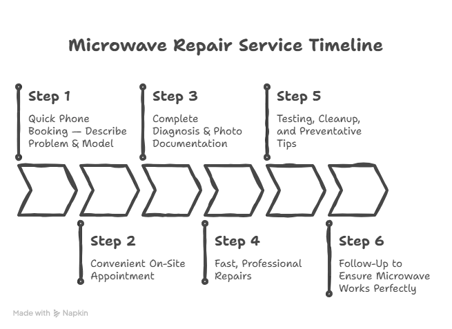 Microwave repair process